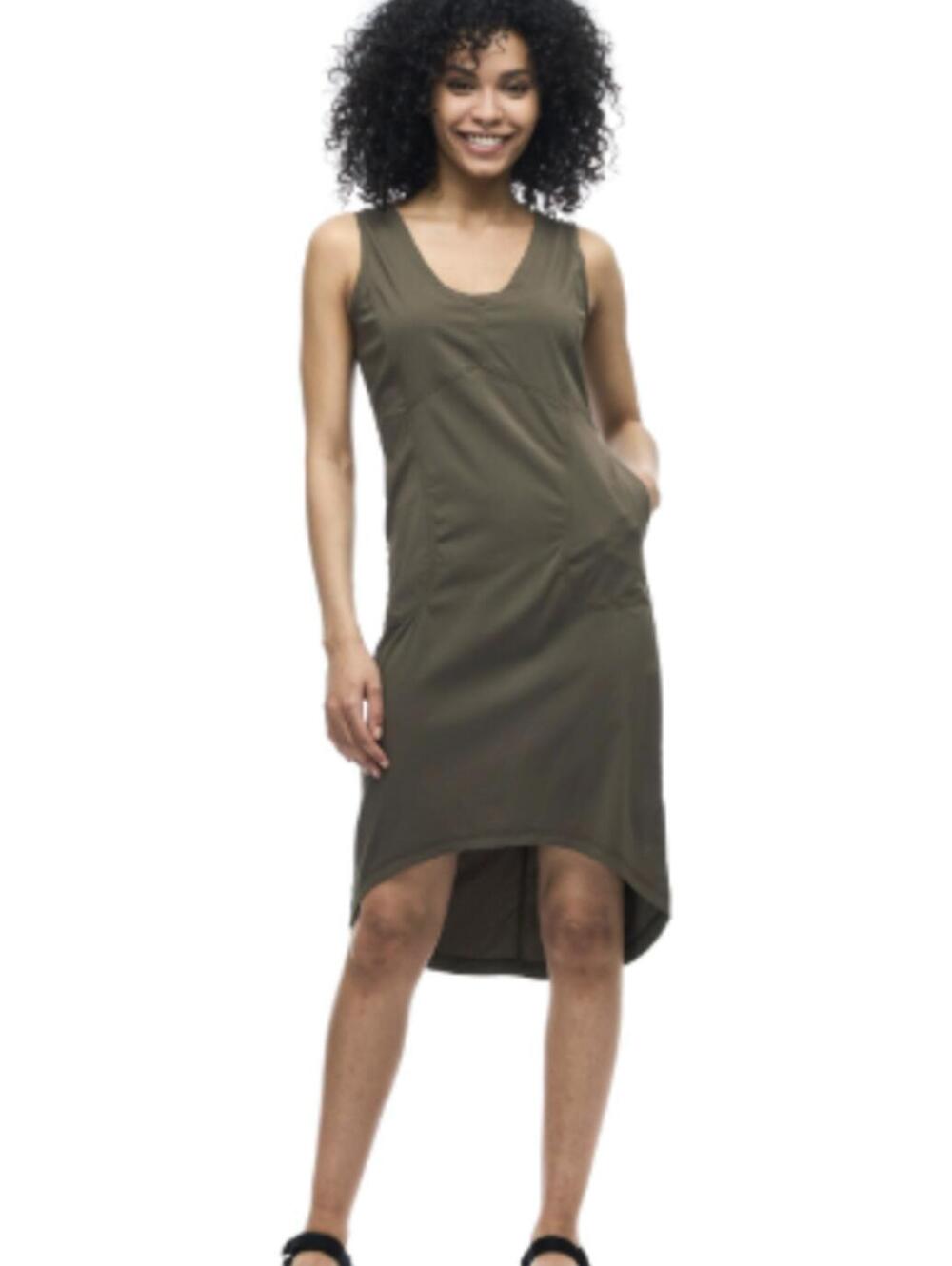 Indyeva Olive Liike Long II Length Sleeveless Dress - Size - XL